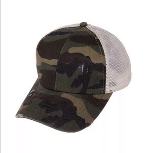 Ponytail Criss Cross Messy Bun Baseball Cap